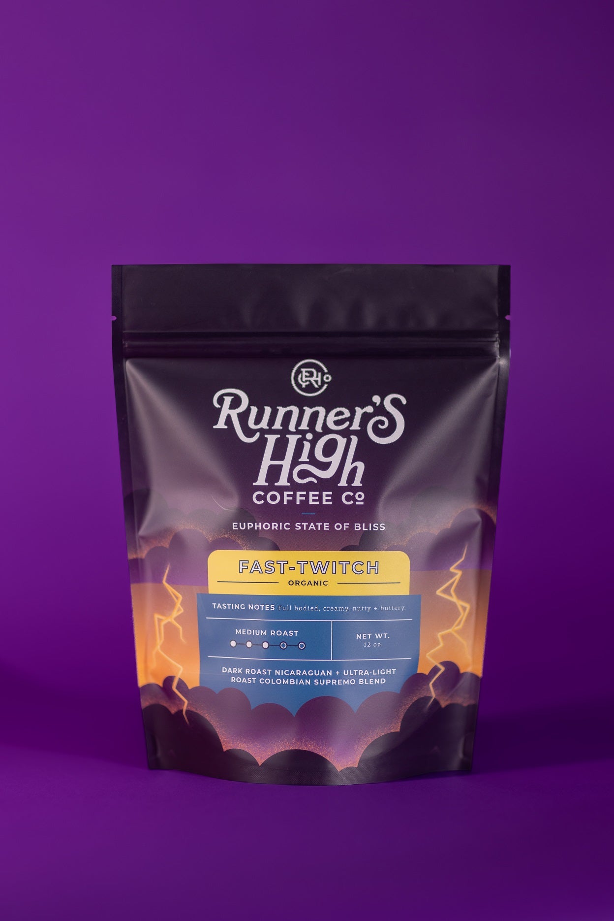 FastTwitch 12oz. Ground Runner's High Coffee