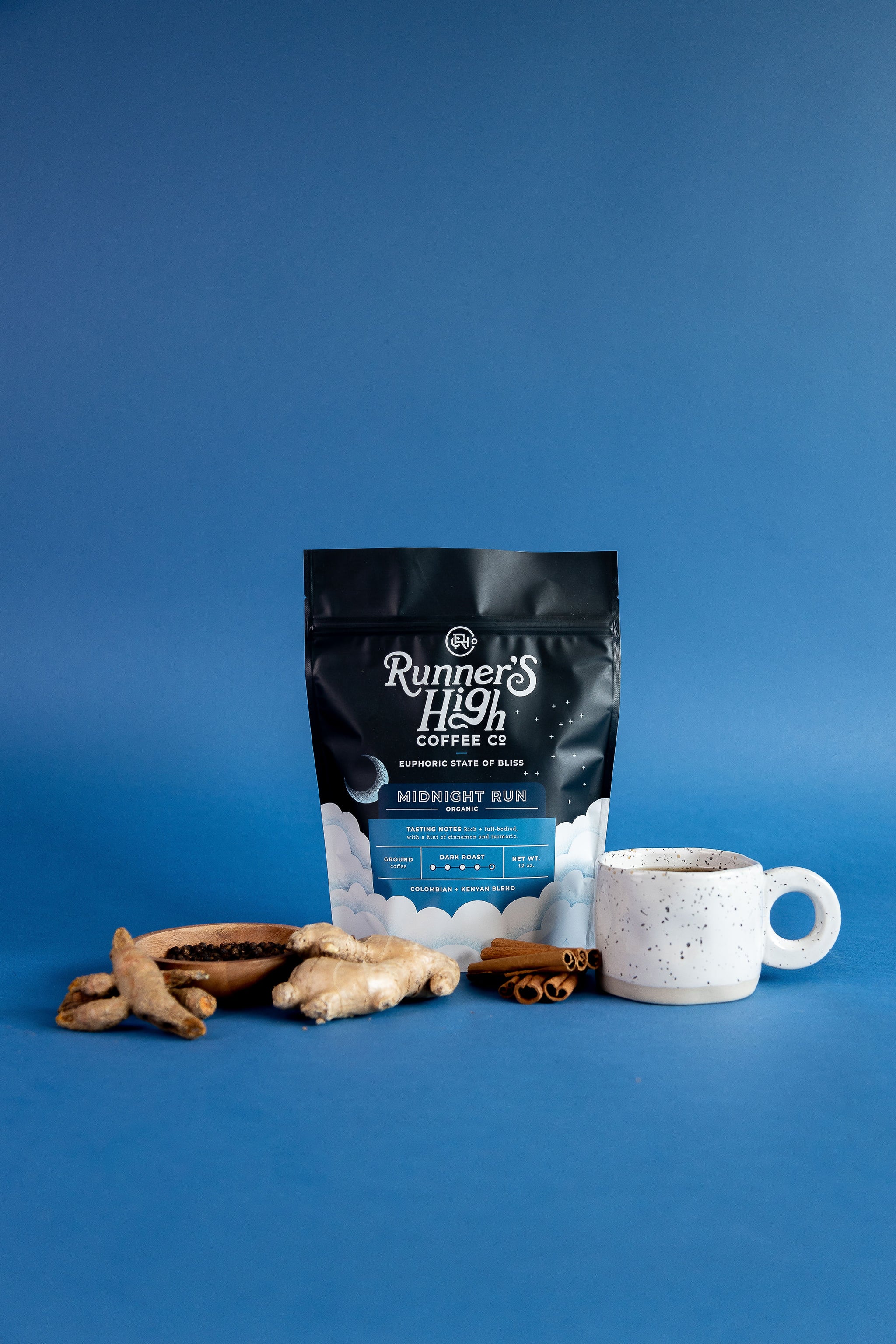 Midnight Run 12oz. Ground Runner's High Coffee